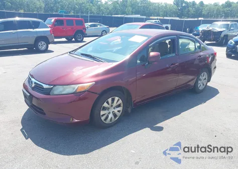 2012 Honda Civic Lx из США, поврежденный, VIN 2HGFB2F56CH588930